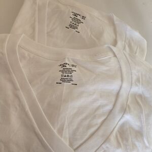 Jockey Classic White V-Neck Tees